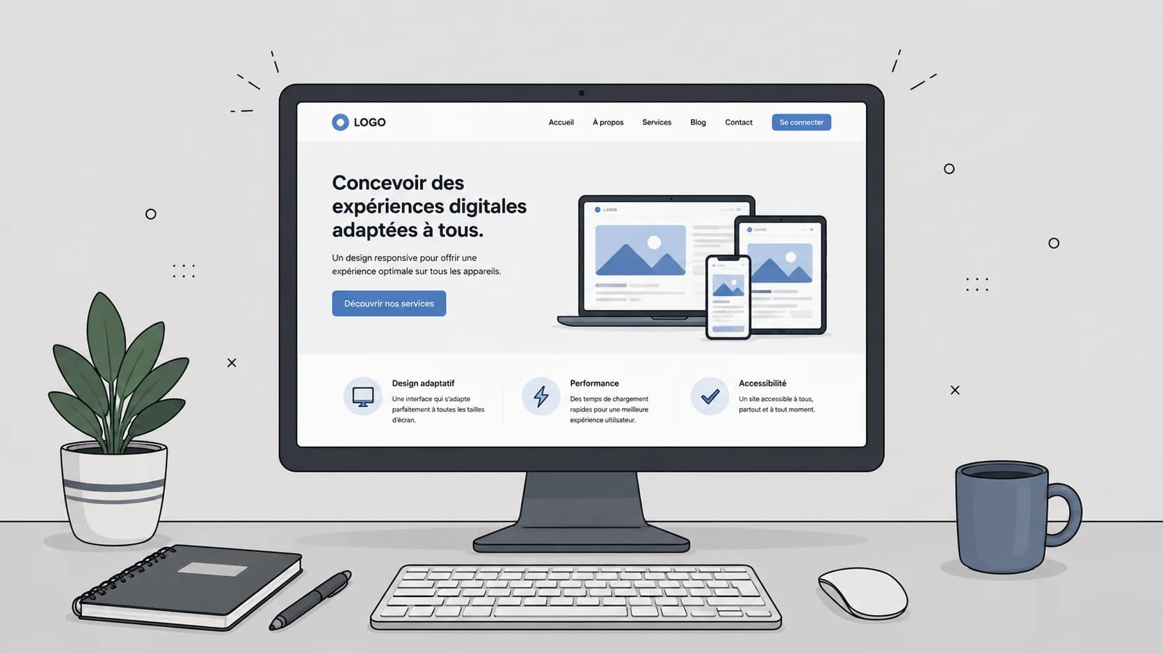 Application responsive