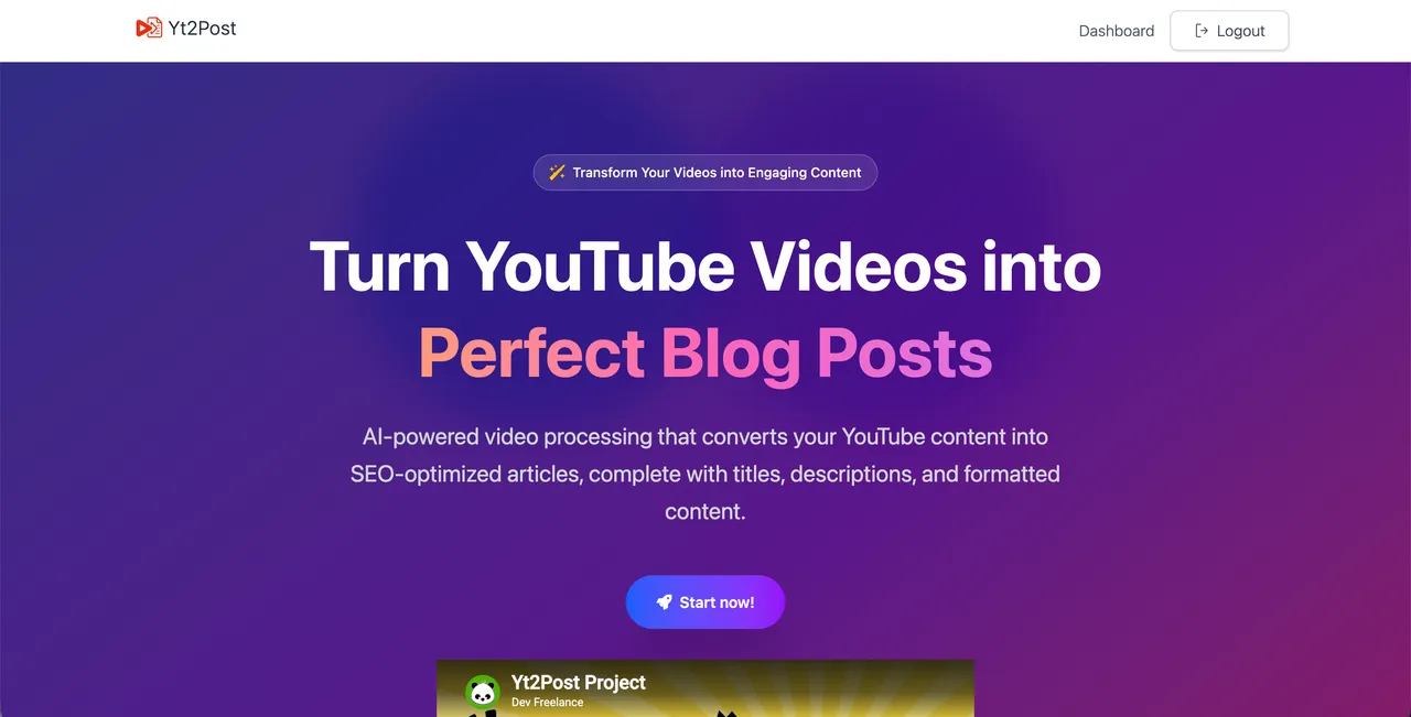 Yt2Post